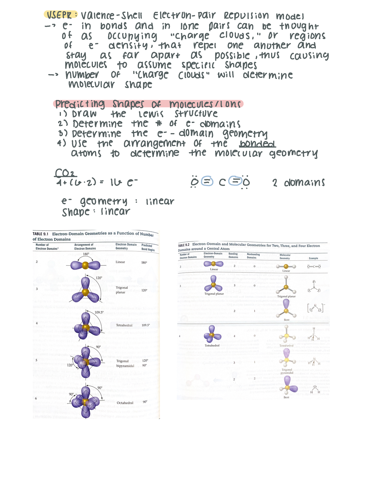 Vsepr Theory And Molecular Shape, Molecular Polarity - ####### VSEPR ...