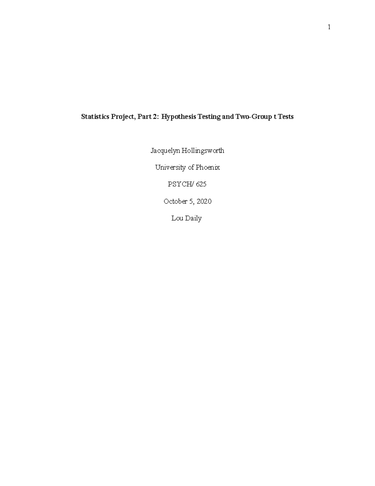 Statistics project part 2 jh the variables in this dataset are from a 