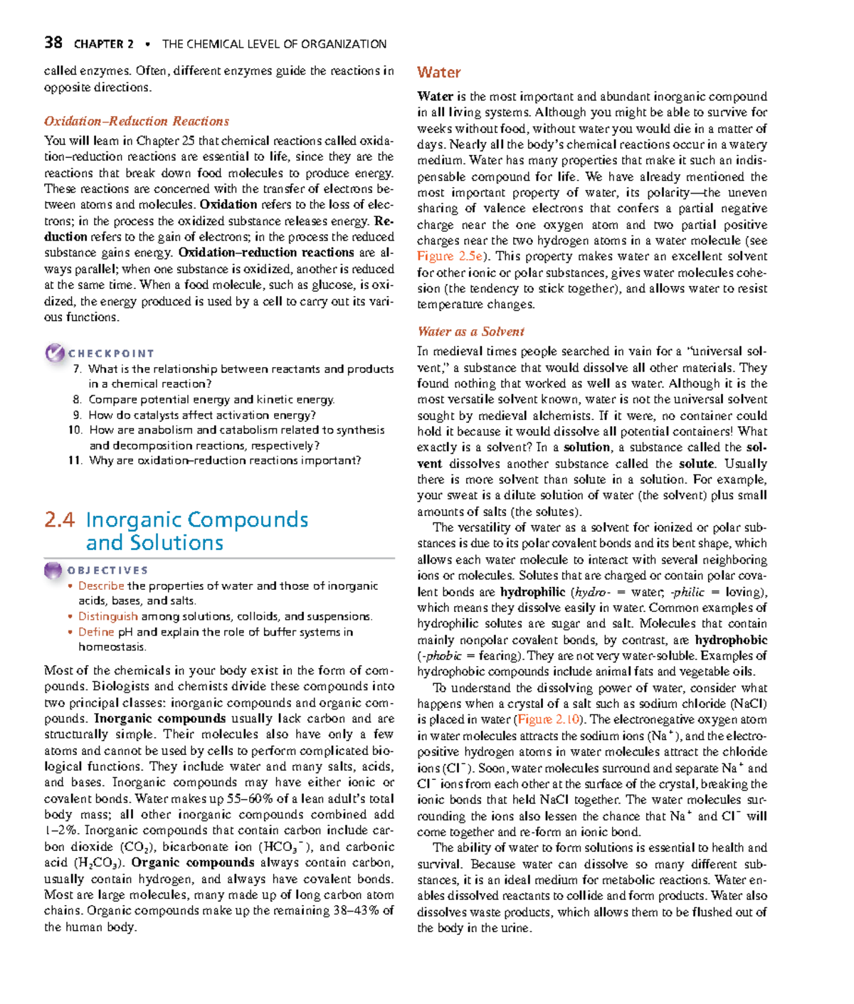 Anatomyand Physiology-24 - 38 CHAPTER 2 • THE CHEMICAL LEVEL OF ...
