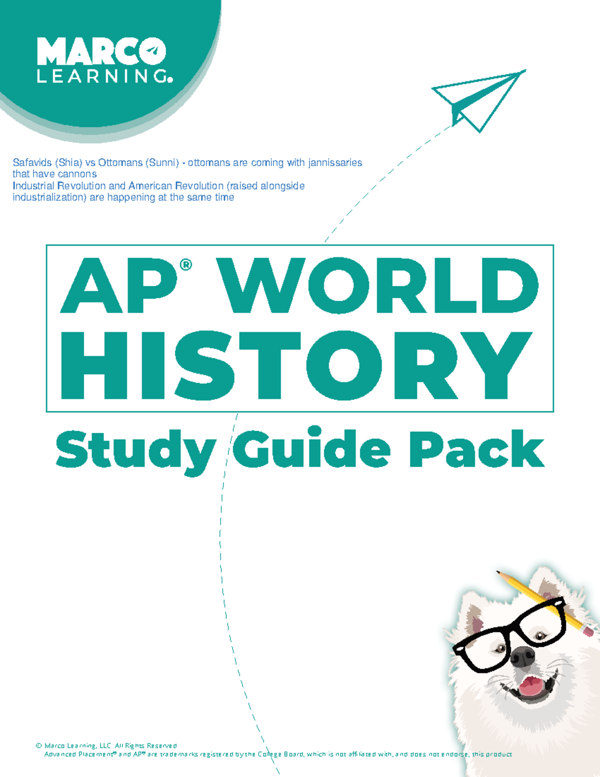 AP World Study Guide Pack NEW 04 2021 - HISTORY AP ® WORLD © Marco ...