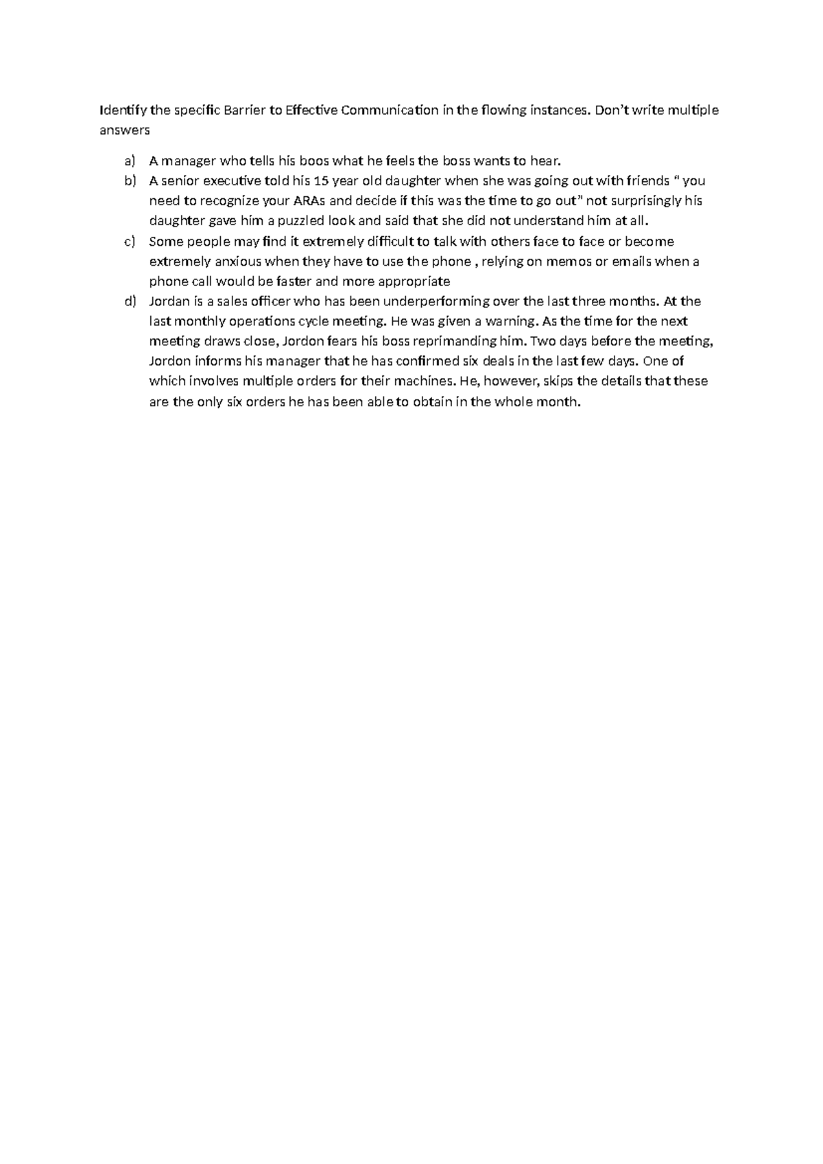 identify-the-specific-barrier-to-effective-communication-in-the-flowing