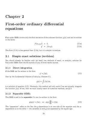 MATH10232 Chap1 - lecture notes - Chapter 1 Introduction In this ...