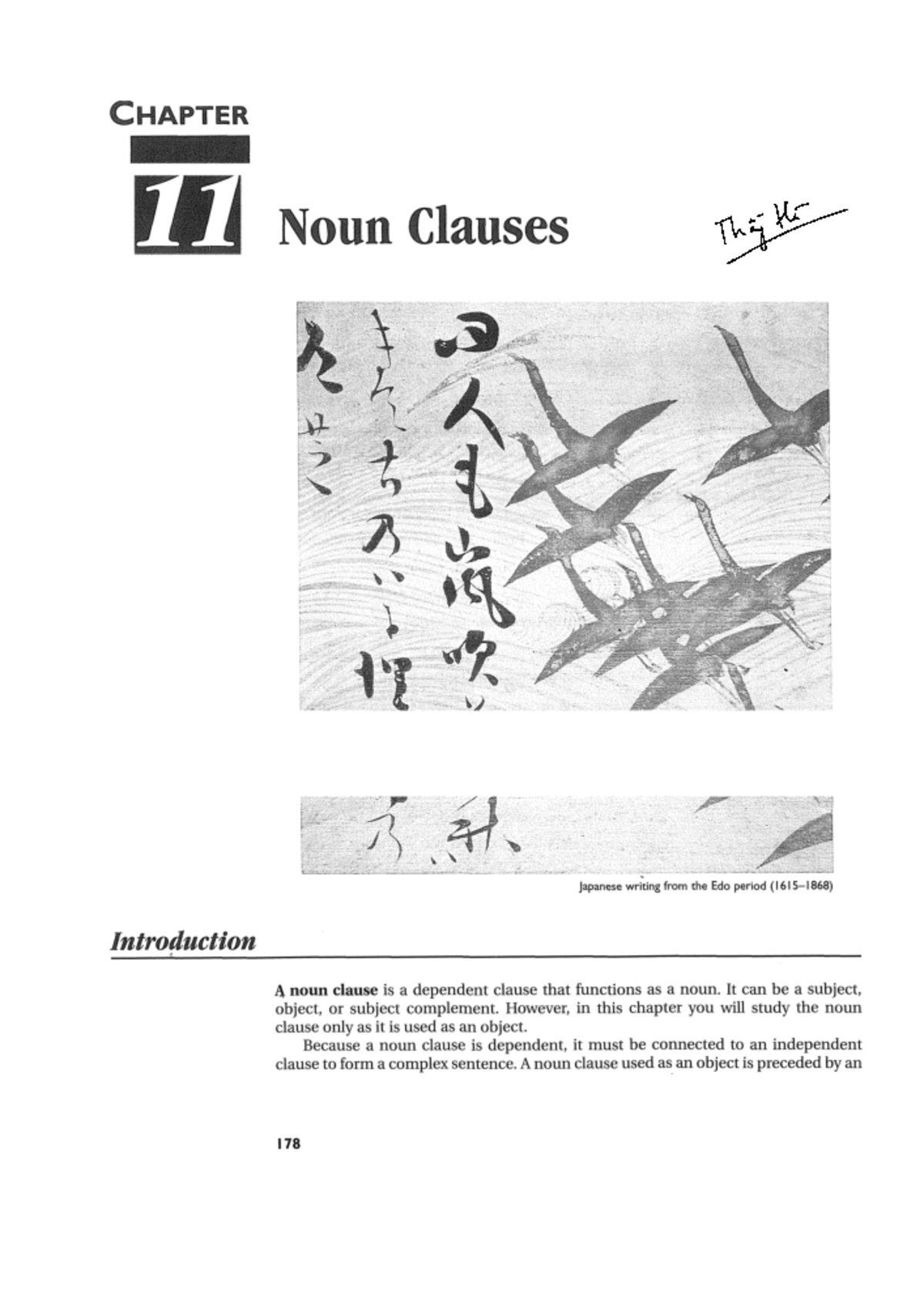 Noun clause WAE - CHAPTER 11 Noun Clauses Thigth Japanese writing from ...