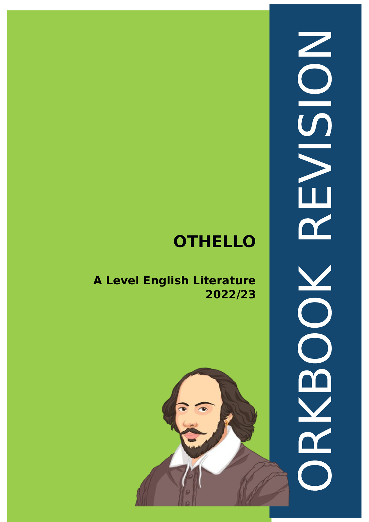 Revision Workbook Othello Othello A Level English Literature 2022 Revision Orkbook 3288