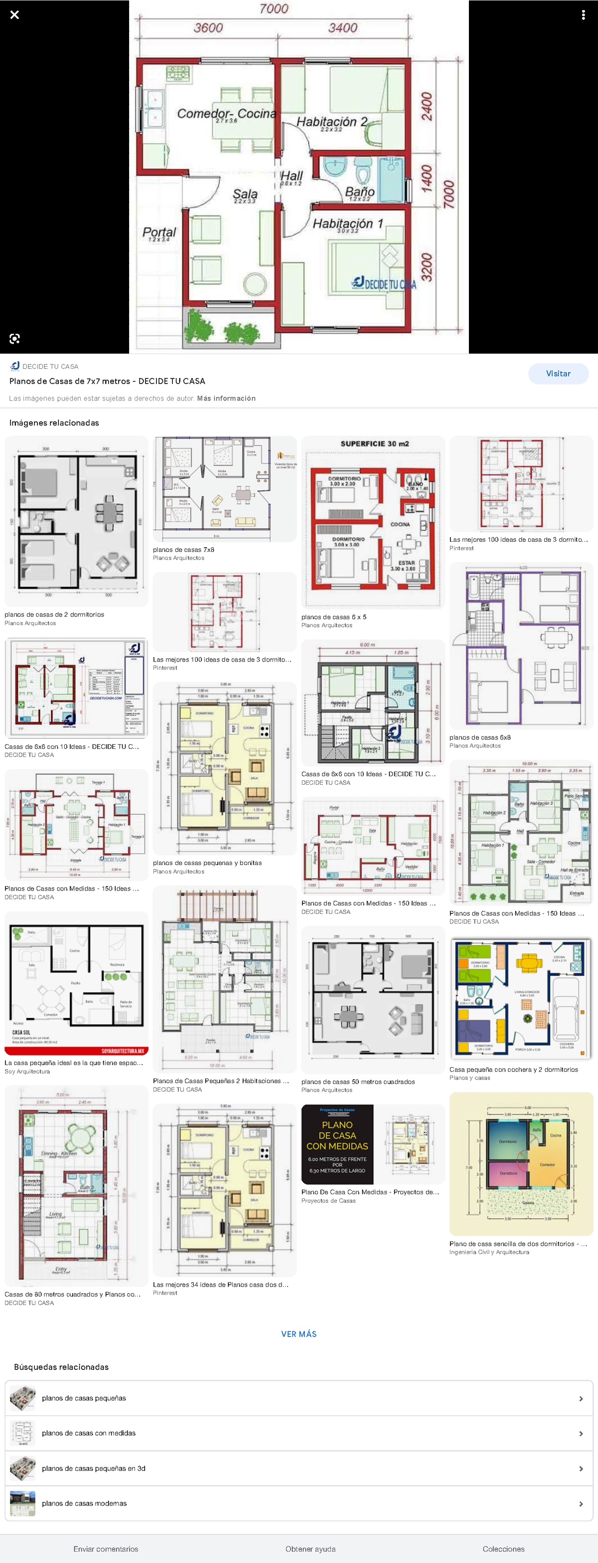 Casa 7x7 - Búsqueda de Google - DECIDE TU CASA Planos de Casas de 7x7  metros - DECIDE TU CASA - Studocu