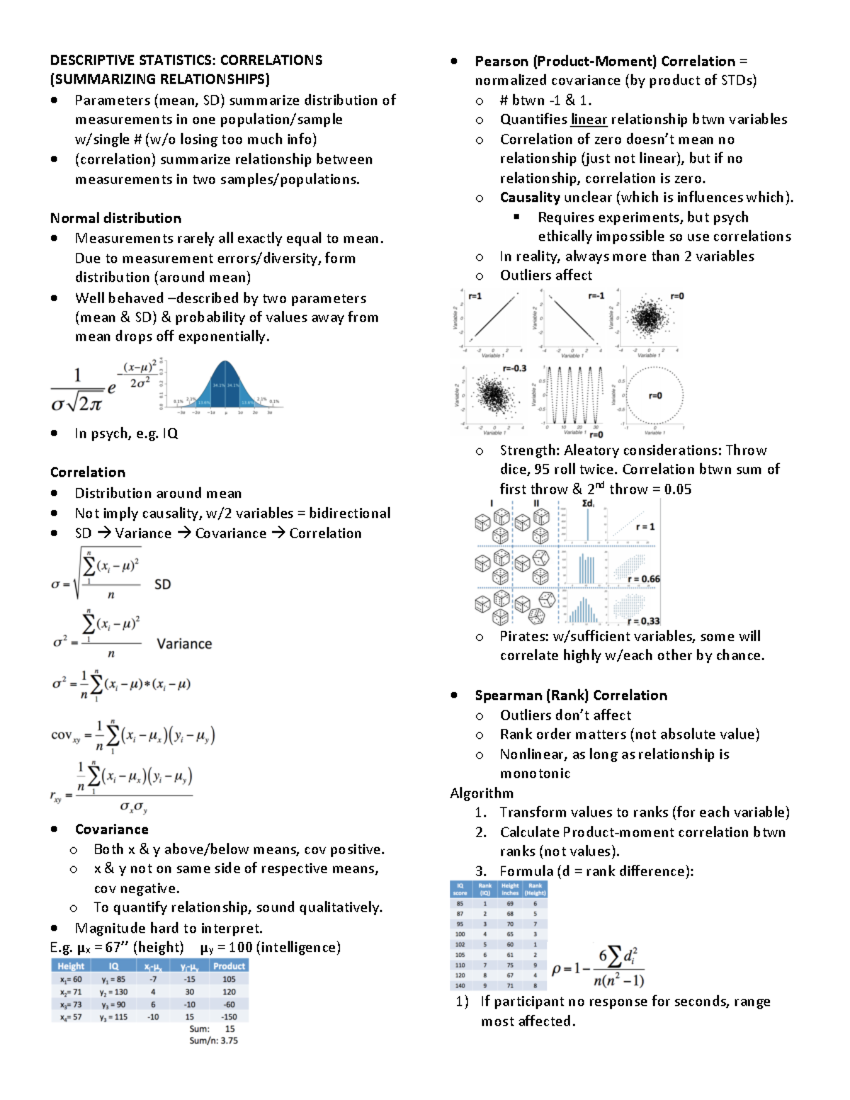Adv Stats Notes #4 - Warning: TT: undefined function: 32 DESCRIPTIVE ...