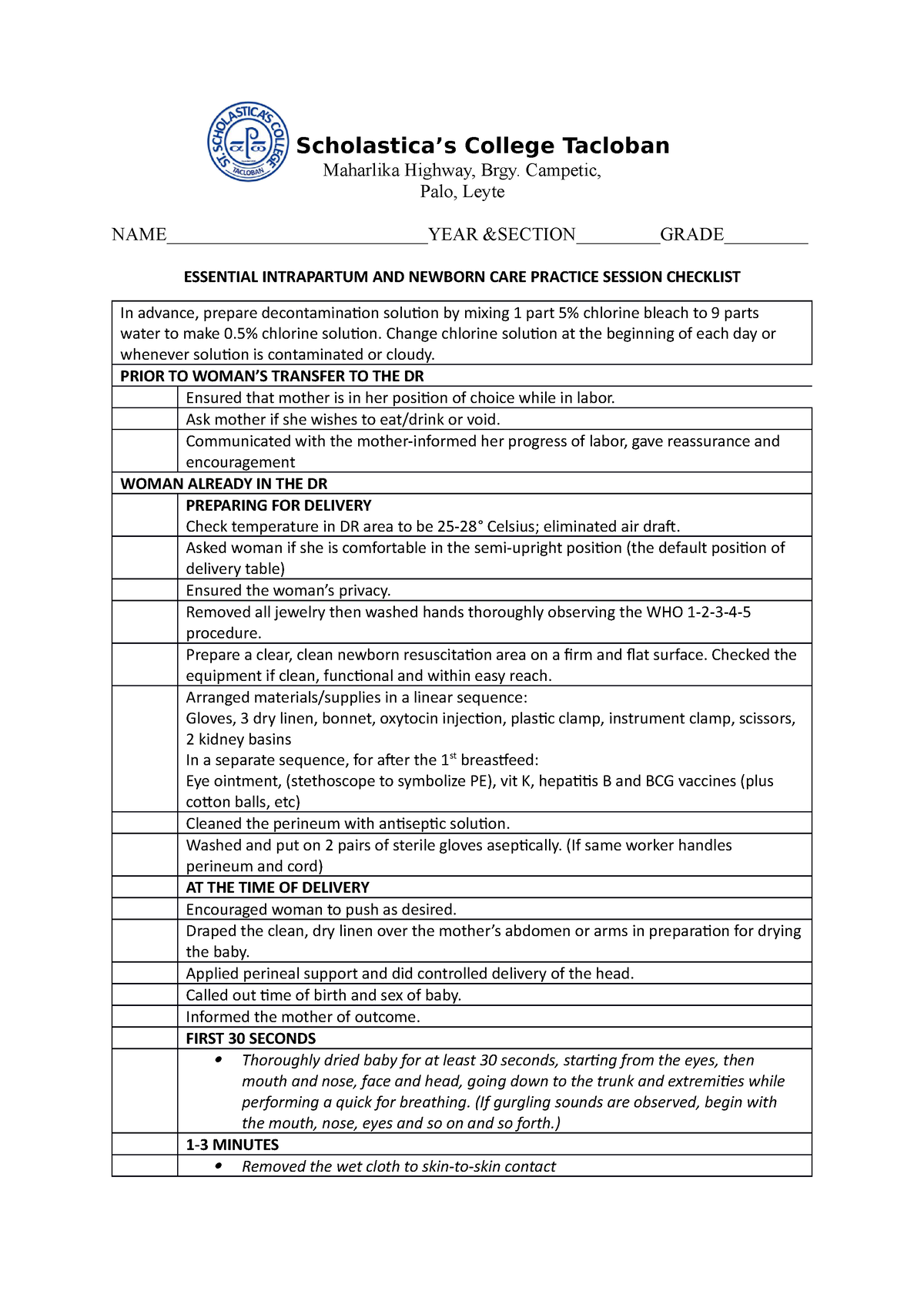 essential-intrapartum-and-newborn-care-practice-session-checklist-1