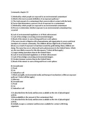 Community chapter 1 - practice questions - Community chapter 1 1. A ...