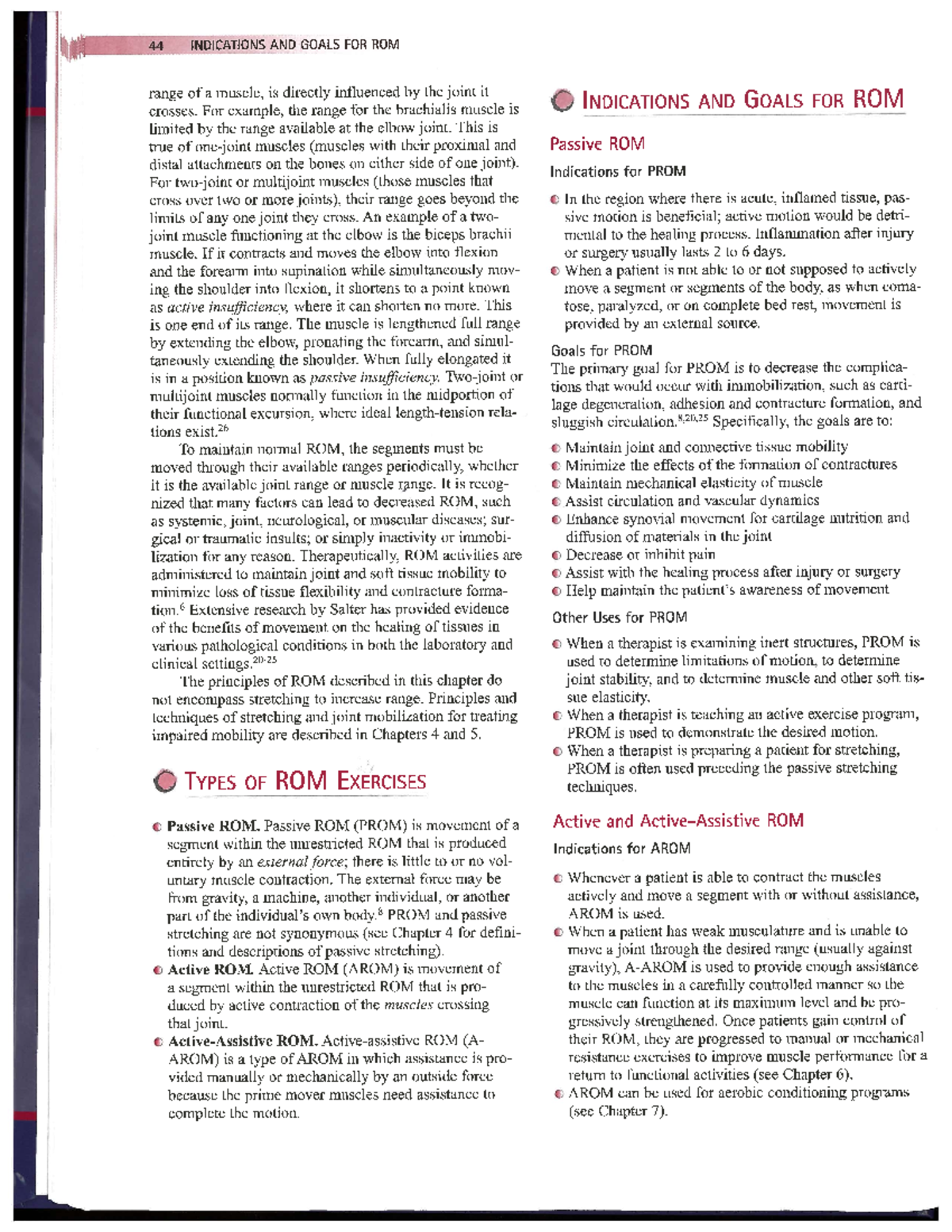 Kisner & Colby Therapeutic Exercise 5th Ed Scans PHTH 518 Studocu