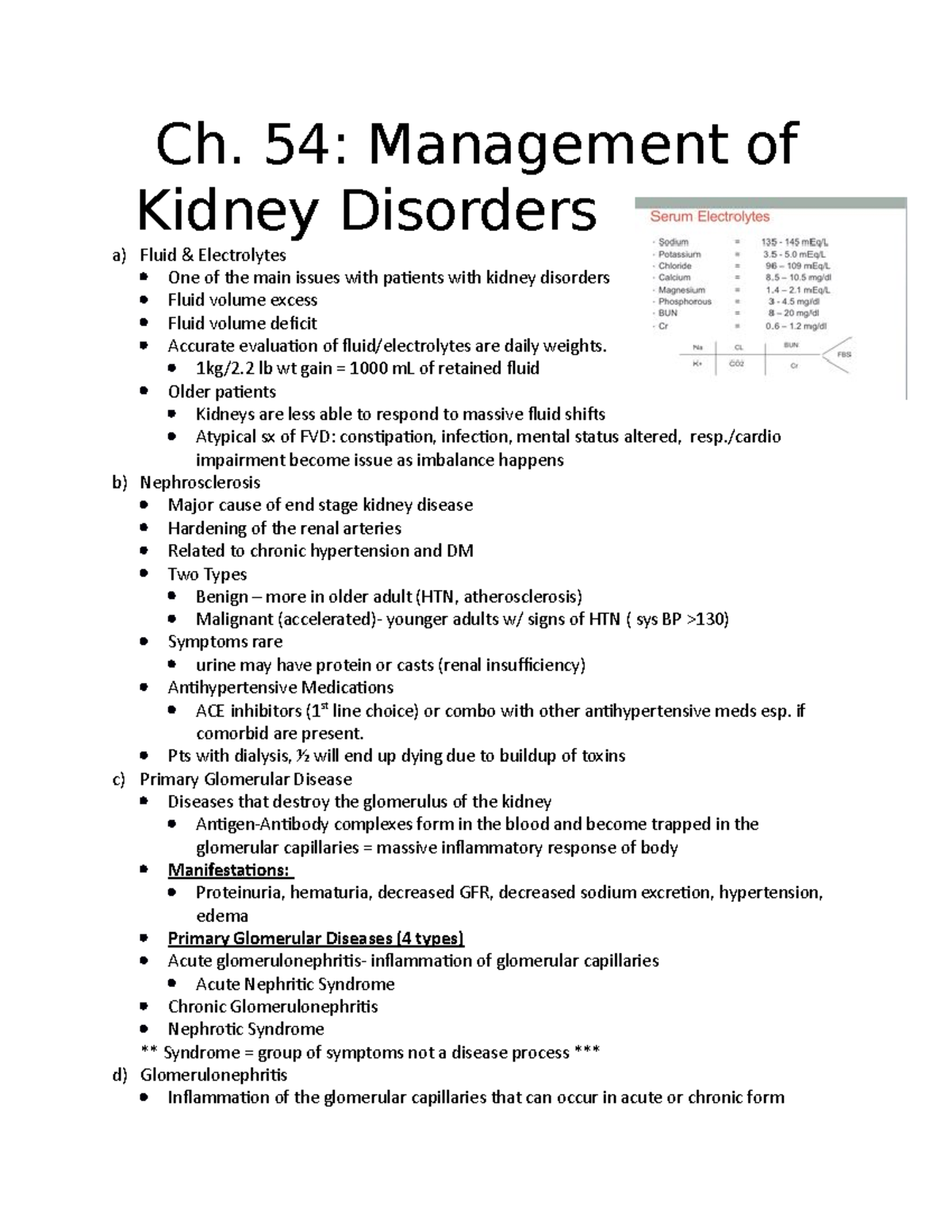 case study chapter 54 management of patients with kidney disorders