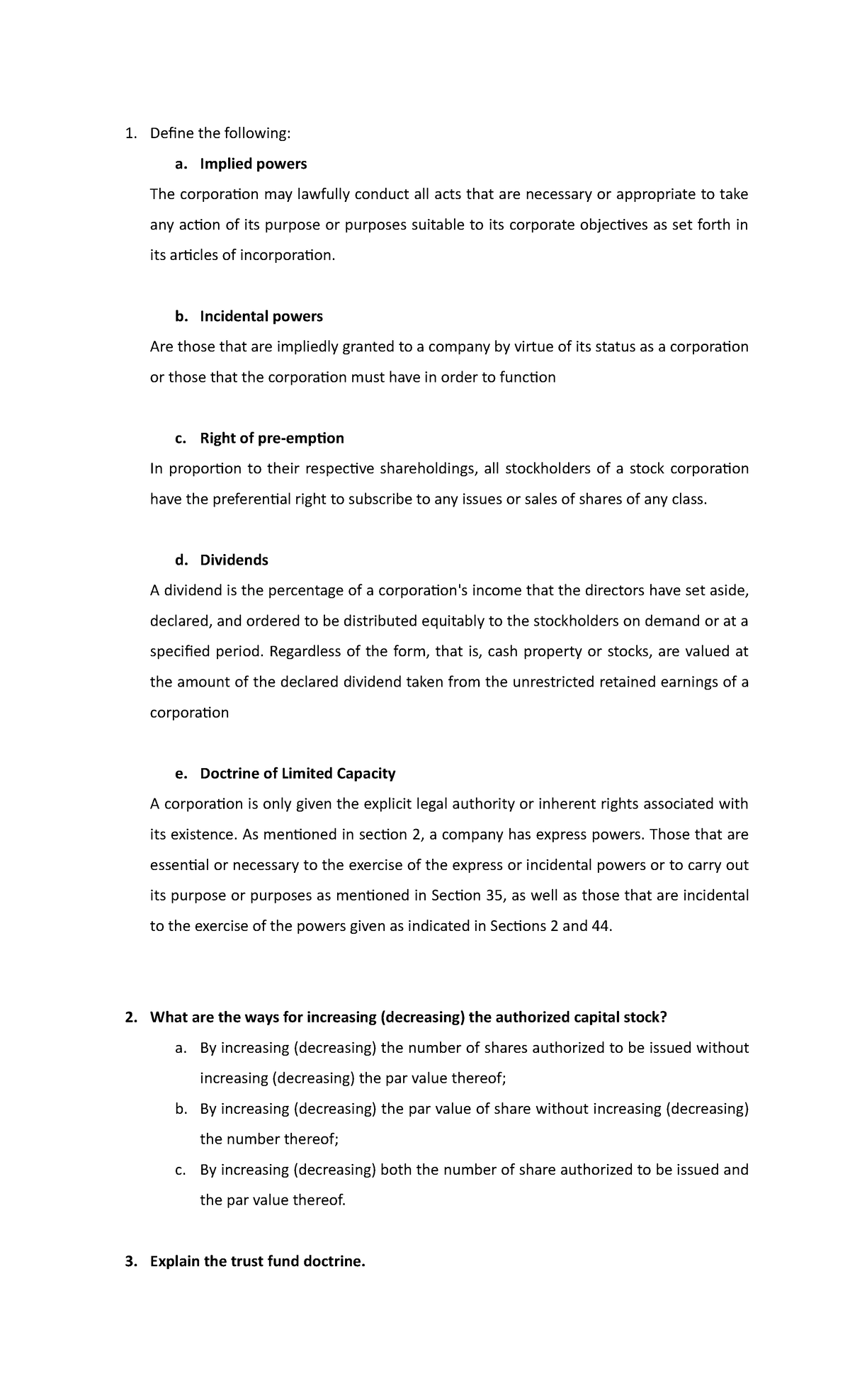 LAW 2-Q2-CHUA - NOTES / ACTIVITY - Define the following: a. Implied ...