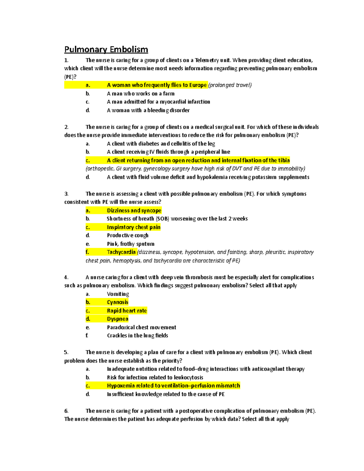 med-surg-exam-2-questions-pulmonary-embolism-the-nurse-is-caring-for