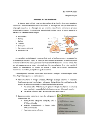 Anamnese completa - Resumo Semiologia Médica - Semiologia Morgana Trojahn  ANAMNESE A anamnese uma - Studocu