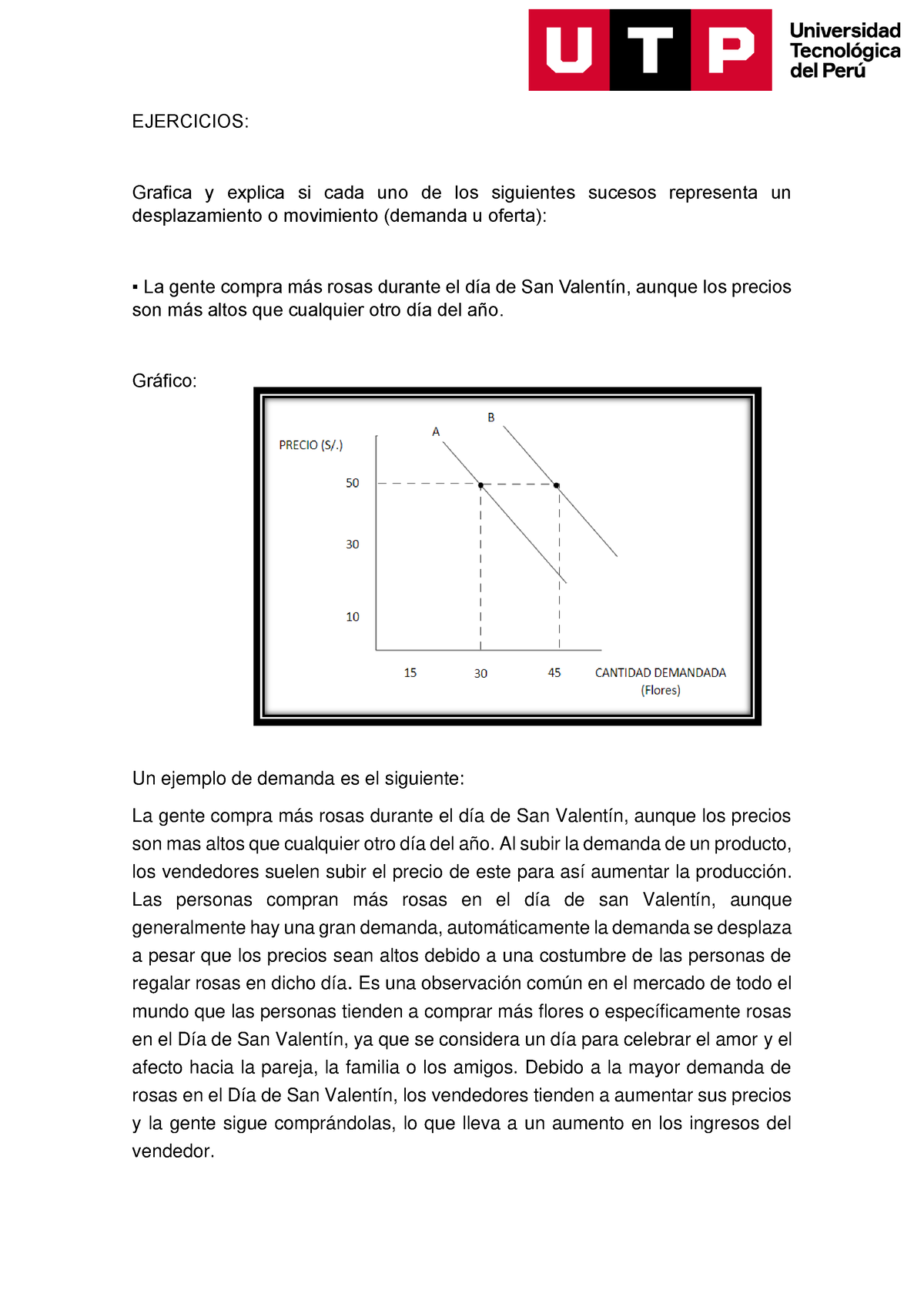 Ejercicios Ejercicios Grafica Y Explica Si Cada Uno De Los Siguientes Sucesos Representa Un