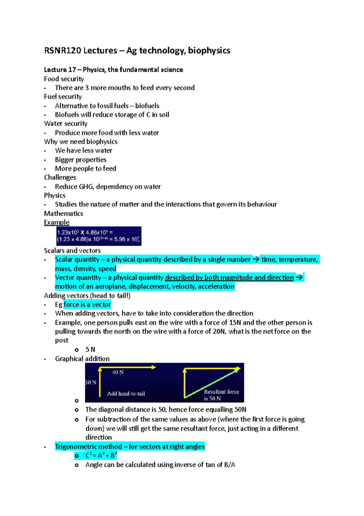 Biophysics - Lecture Notes - RSNR120 Lectures – Ag Technology ...