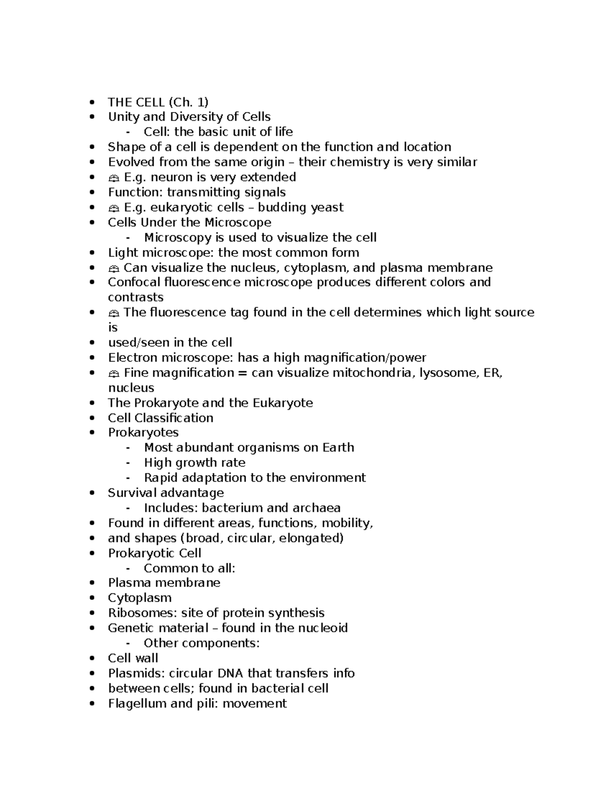 notes-biol2201-2022-the-cell-ch-1-unity-and-diversity-of-cells