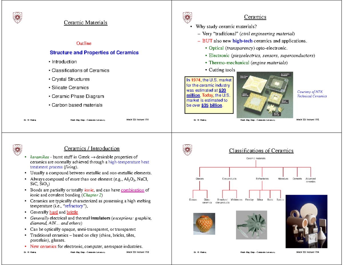 Lecture 17 MECH 221 - Dr. M. Medraj Mech. Eng. Dept. - Concordia ...