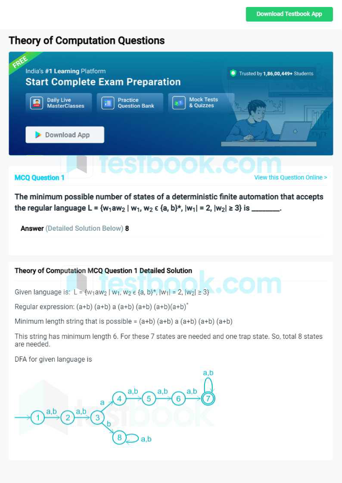 Mcq On Theory Of Computation 5eea6a1239140 F30f369ed90 - TOC - Studocu