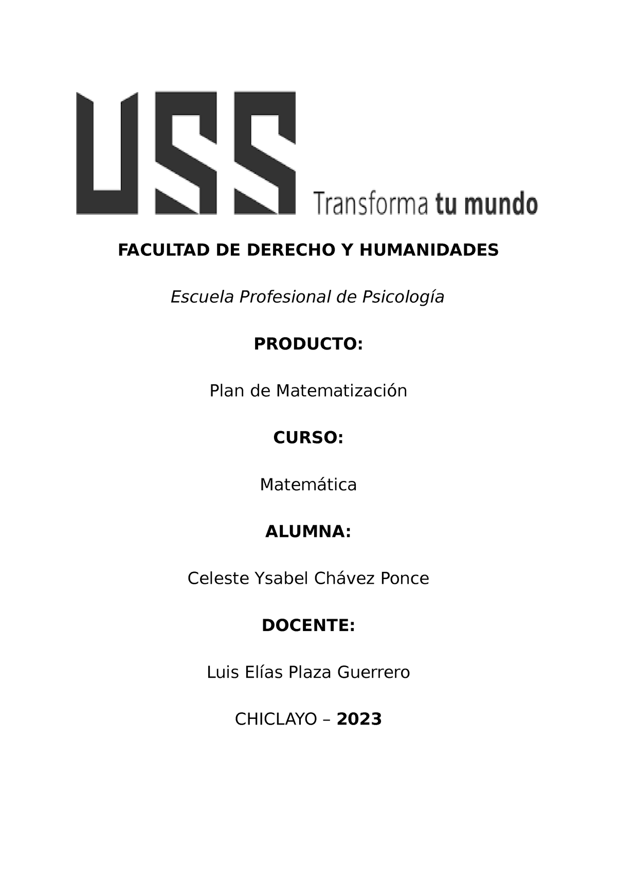 Mate Pa2 Bnftffse Facultad De Derecho Y Humanidades Escuela Profesional De Psicología 1381