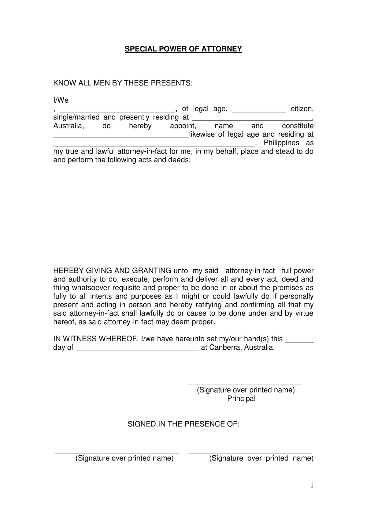 Special Power of Attorney (Revised)-1 - Architecture - Mapúa - Studocu