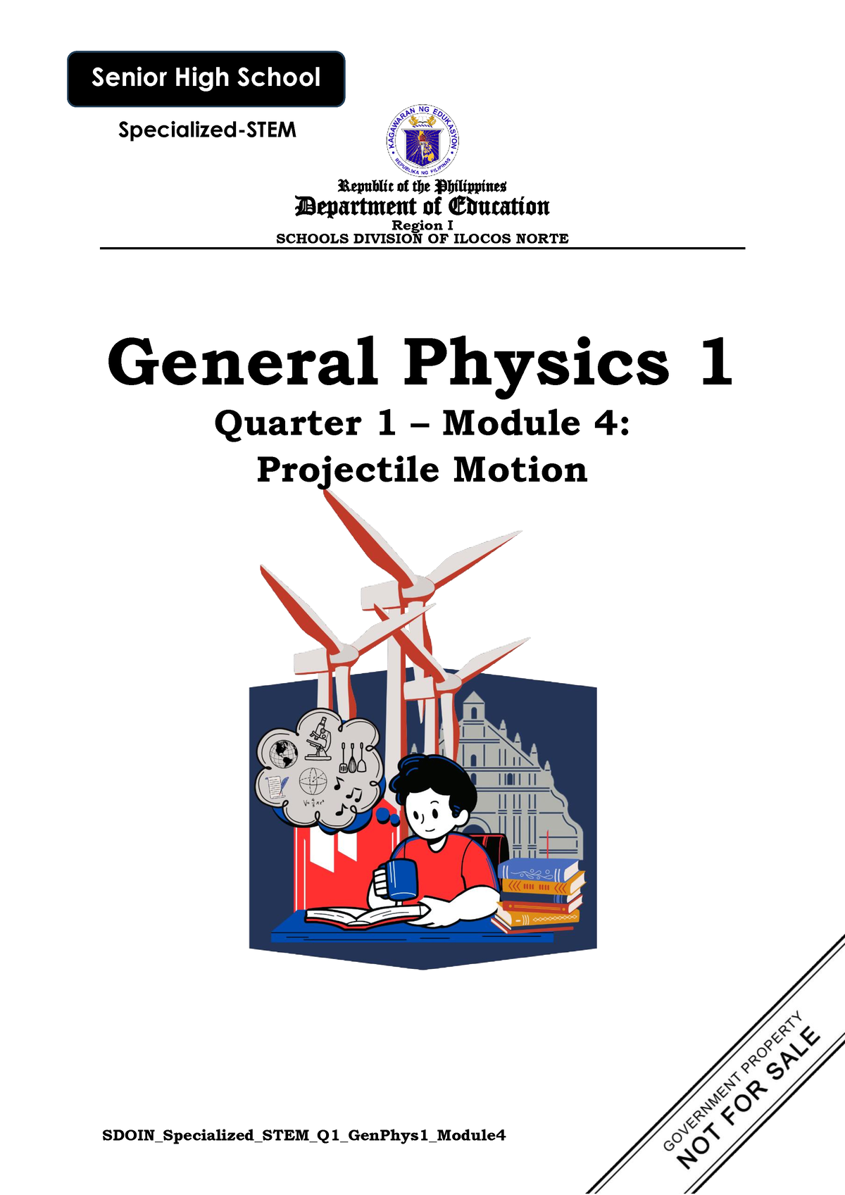 STEM General Physics 1 Mod4 W4 Projectile-Motion-1 - SDOIN_Specialized ...