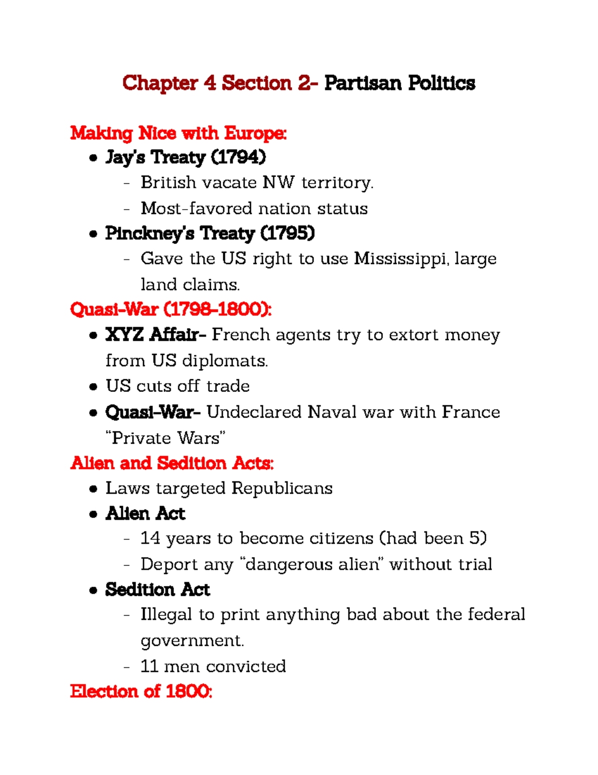 4 - Partisan Politics - Chapter 4 Section 2- Partisan Politics Making ...