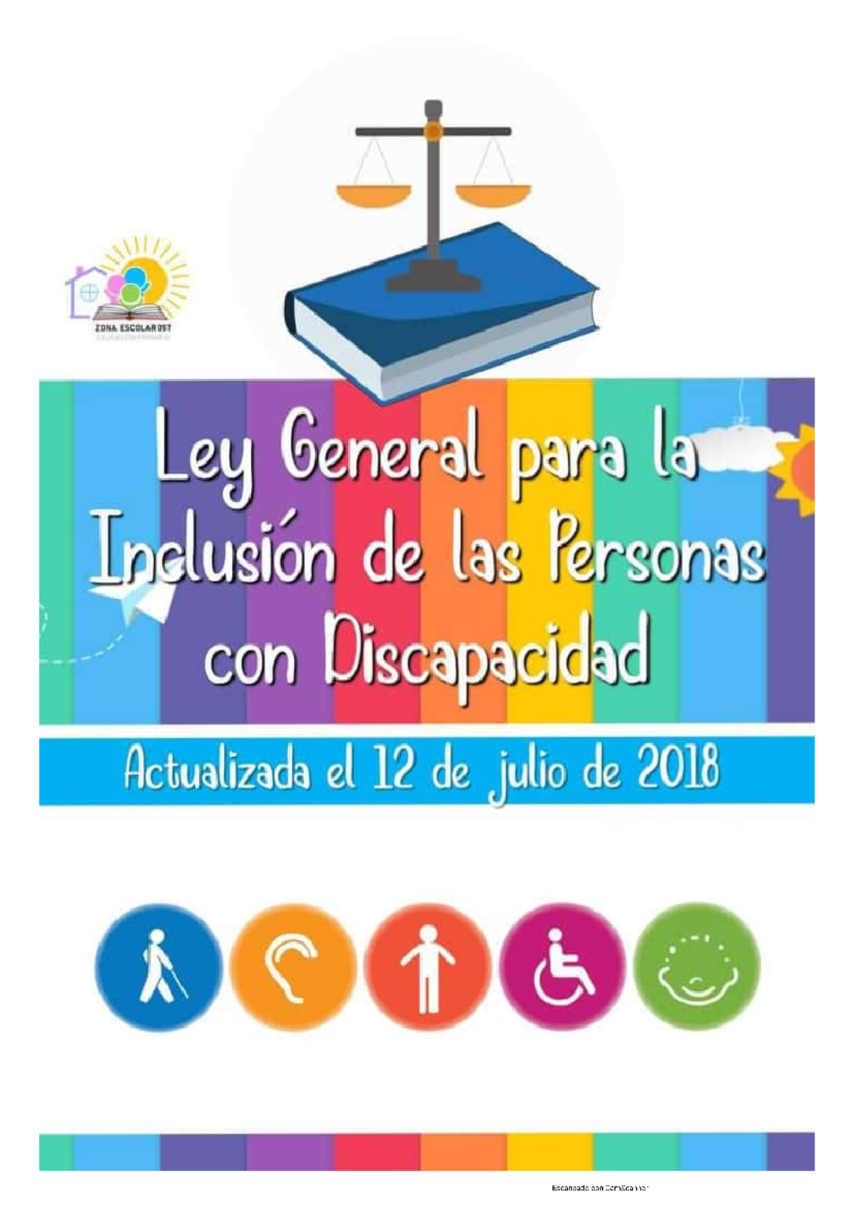 Ley general de inclusion par alas personas con discapacidad - Pedagogia ...