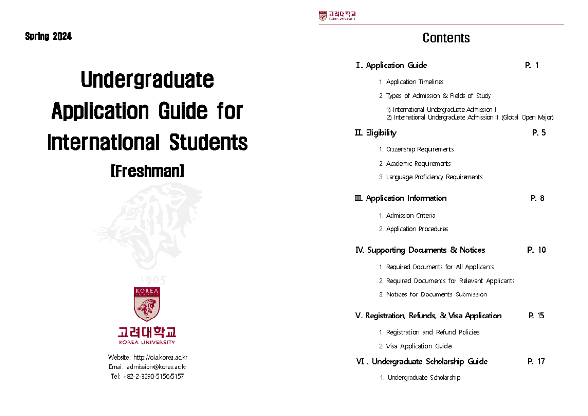 Spring2024ApplicationGuideforInternationalStudents(Freshman) ENG