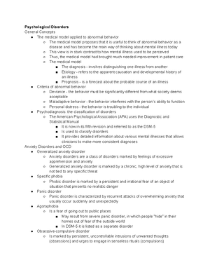 PSY 103 Chapter 15 - Professor Dr. Weinkauff Duranso. Psychotherapy ...