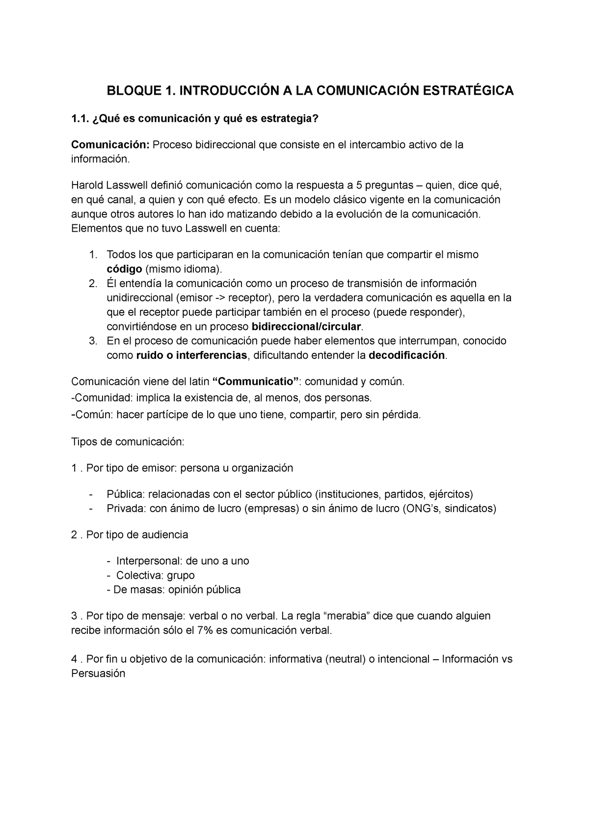 PERS VS INFO-2 - BLOQUE 1. INTRODUCCIÓN A LA COMUNICACIÓN ESTRATÉGICA ...