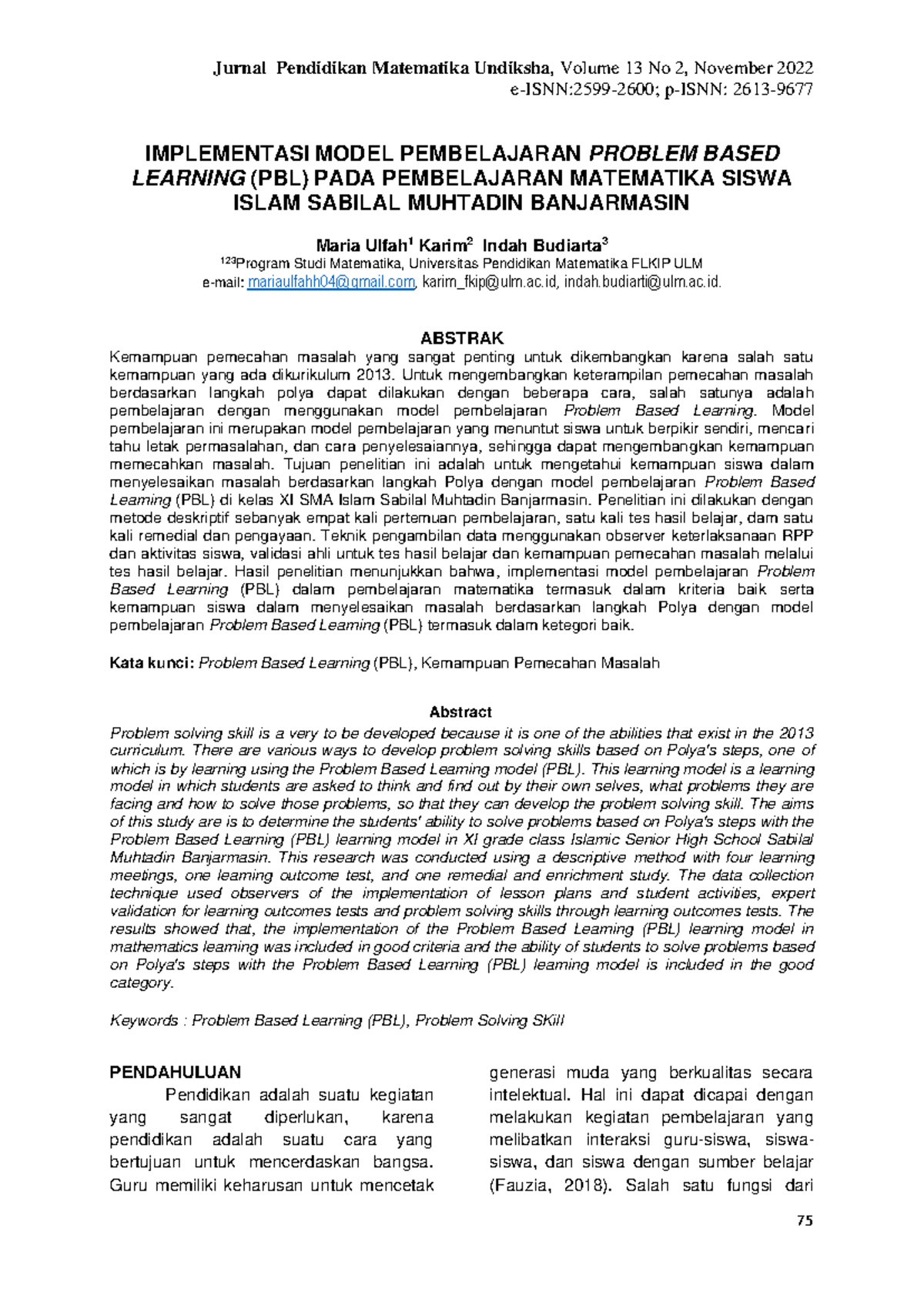 75+sd+81+art+10+Maria+ Implementasi+ Model+ Pembelajaran+ Problem+ ...