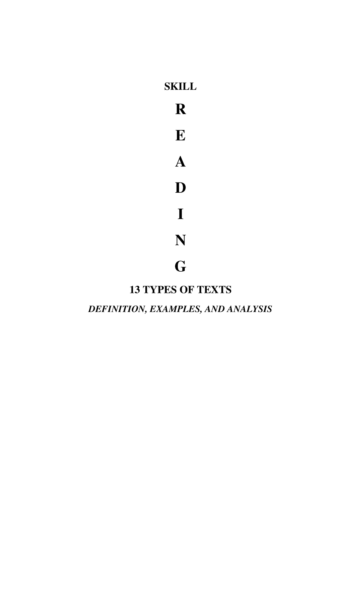 13-basic-types-of-texts-in-english-full-skill-r-e-a-d-i-n-g-13-types