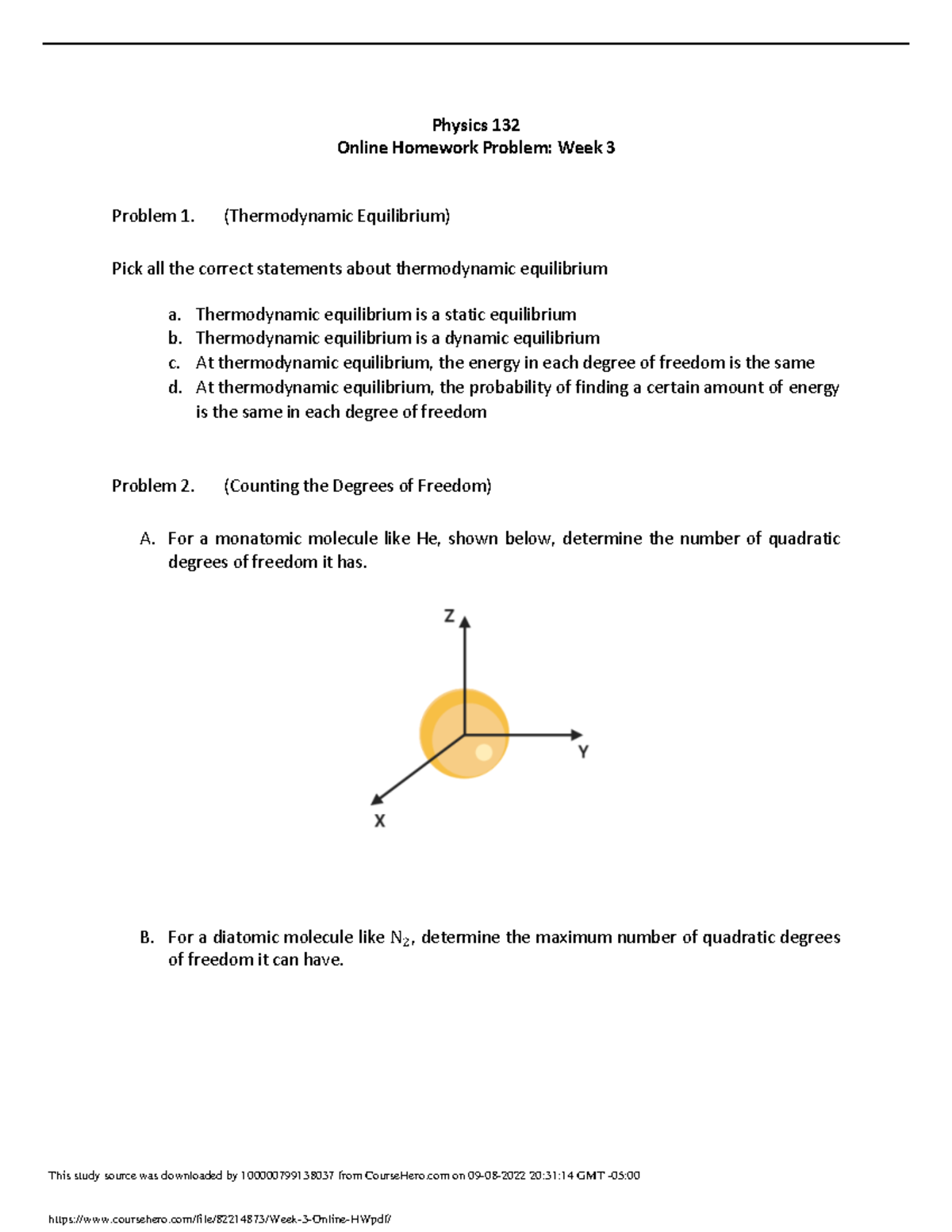 Week 3 Online HW - Practice Work To Help - Physics 132 Online Homework ...