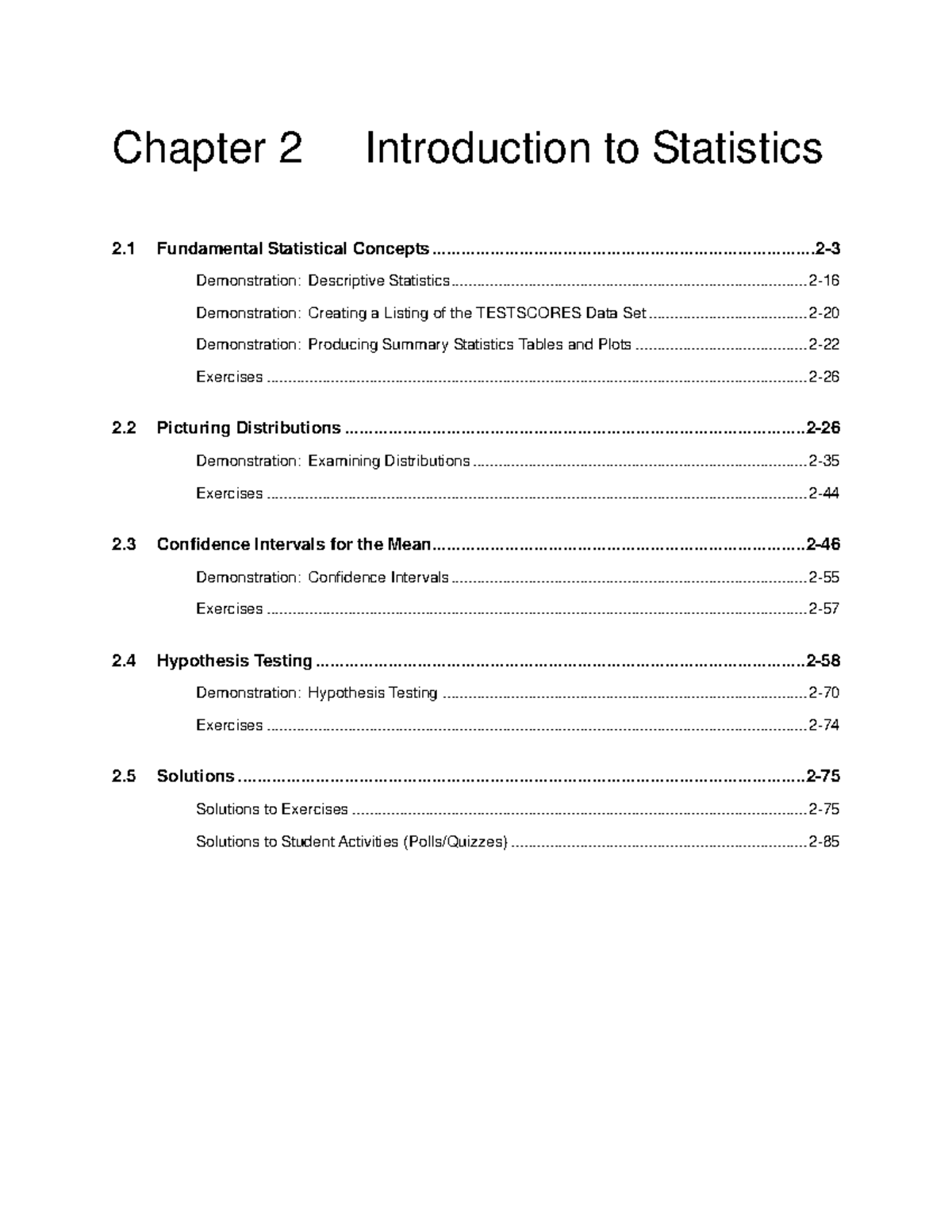 C02 Introduction to Statistics - - Studocu