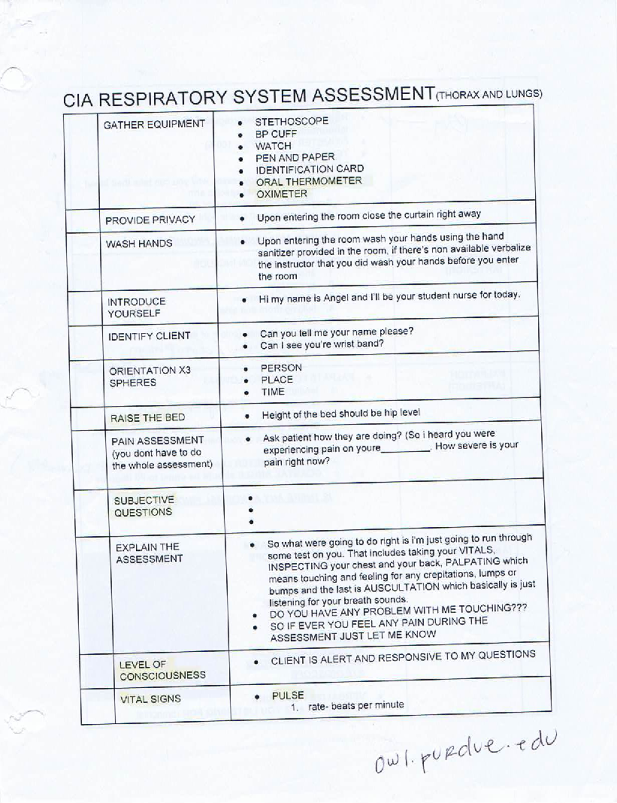Respiratory-CIA - CIA notes - HEAS1000 - Studocu