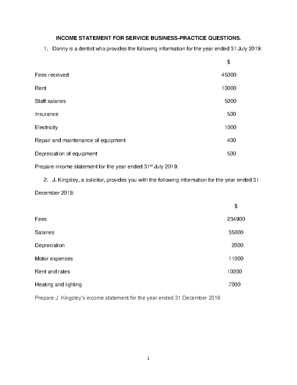 income-statement-of-service-business-worksheet-income-statement-for