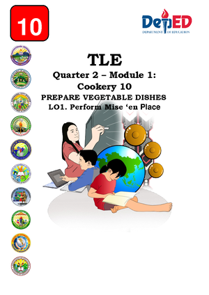 Grade 10- Cookery-SIM7 - TLE Quarter 1 – Module 7: Cookery 10 10 TLE ...