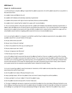 Practice Questions For Chapter 39 Oxygenation - CH 39 Oxygenation A ...