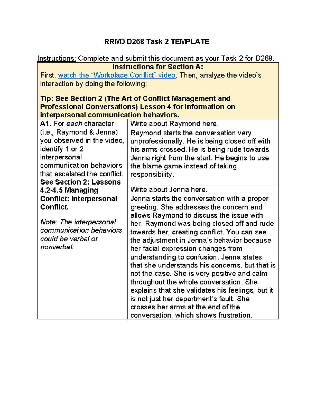 D268 Task 2 - This is the my completed and passed task 2 of d268 - RRM3 ...