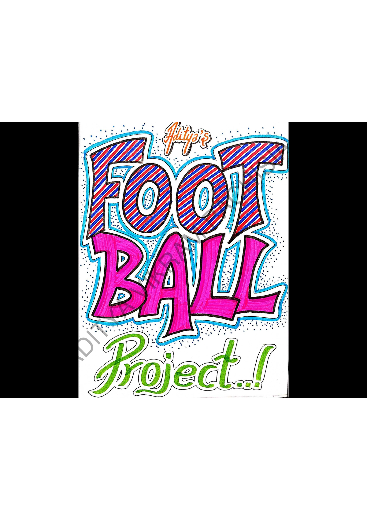 project on football physical education