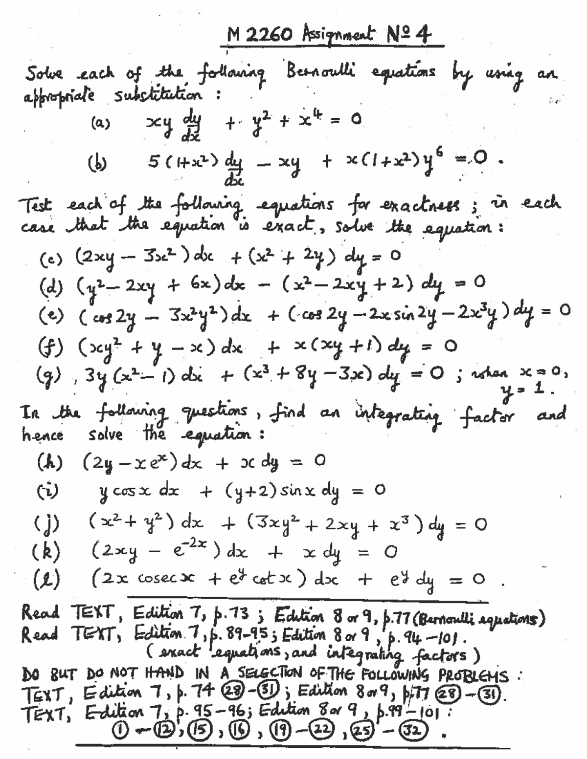 M2260 - Notes - Math 2000 - Studocu