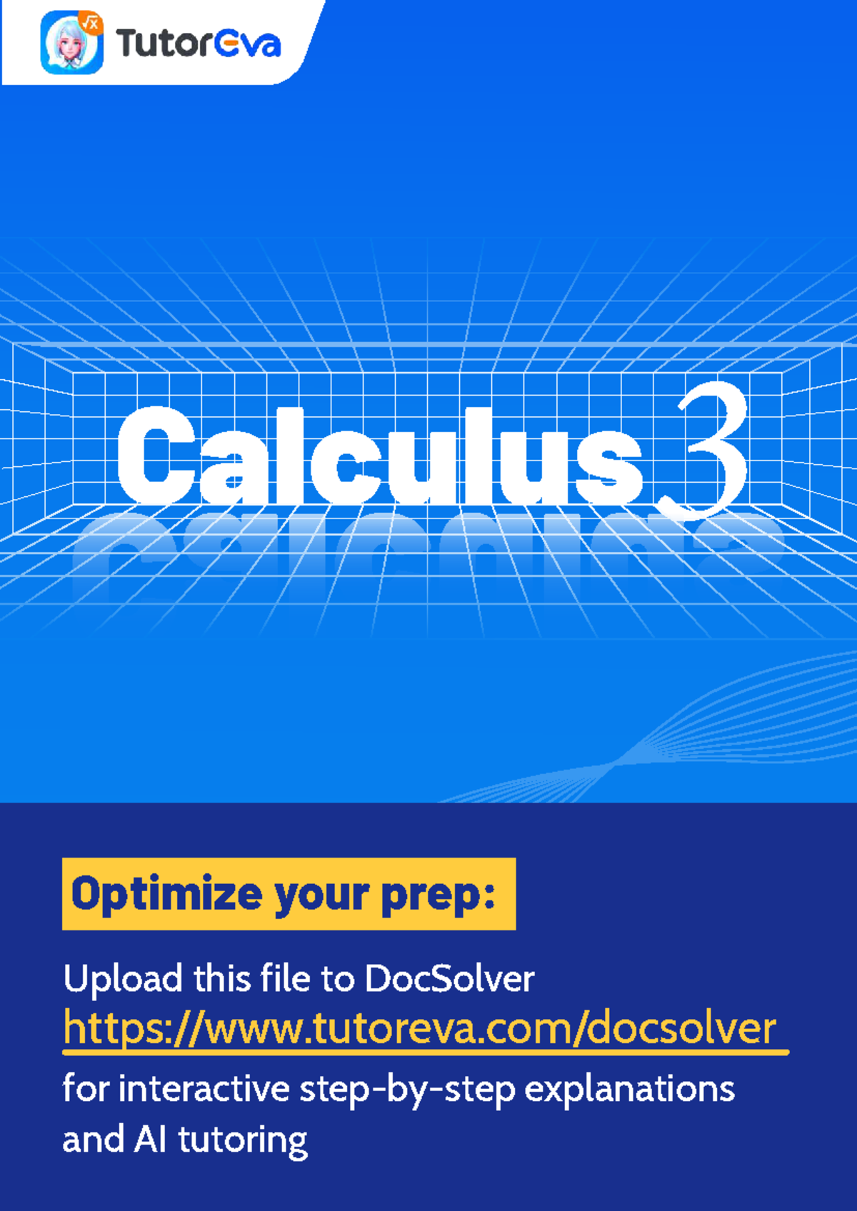 3. Calculus 3 Practice Exam and Must-know Topics - Upload this file to ...