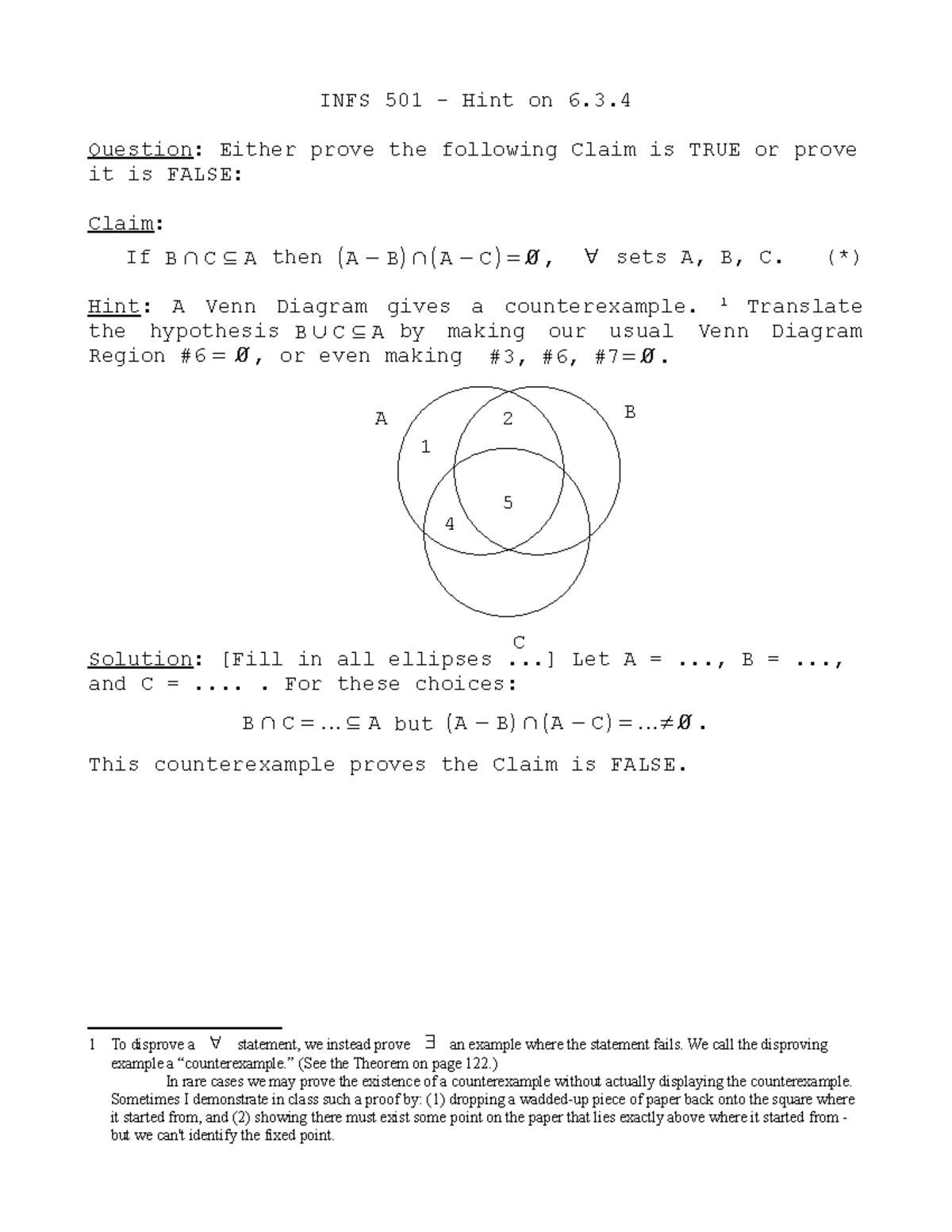 6.3.4 Hint - Study Material Of Discrete Maths - A B C 1 2 4 5 INFS 501 ...