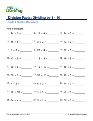 Grade 4 division with remainder within 1 100 e - Online reading & math ...