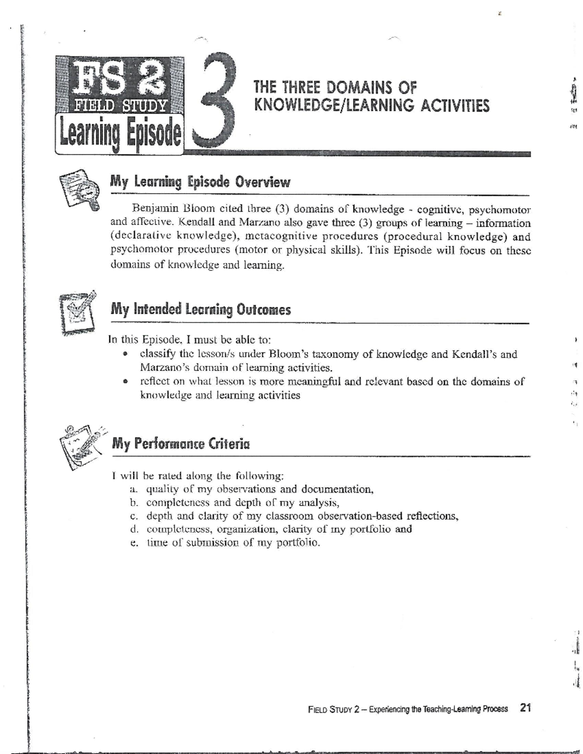 Principles of Learning FS Learning Episode 3 - Educational Technology ...