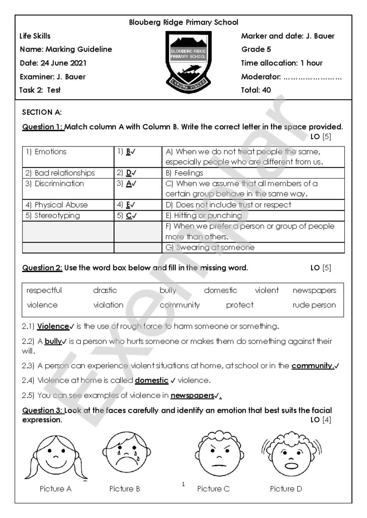 GRADE 5 LIFE SKILLS EXAM PAPERS PDF TERM 2 visual data 7