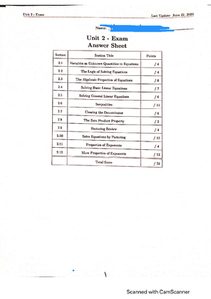 LCRUnit 3exam - Last chance review unit 3 exam notes - MATH 95 - Studocu