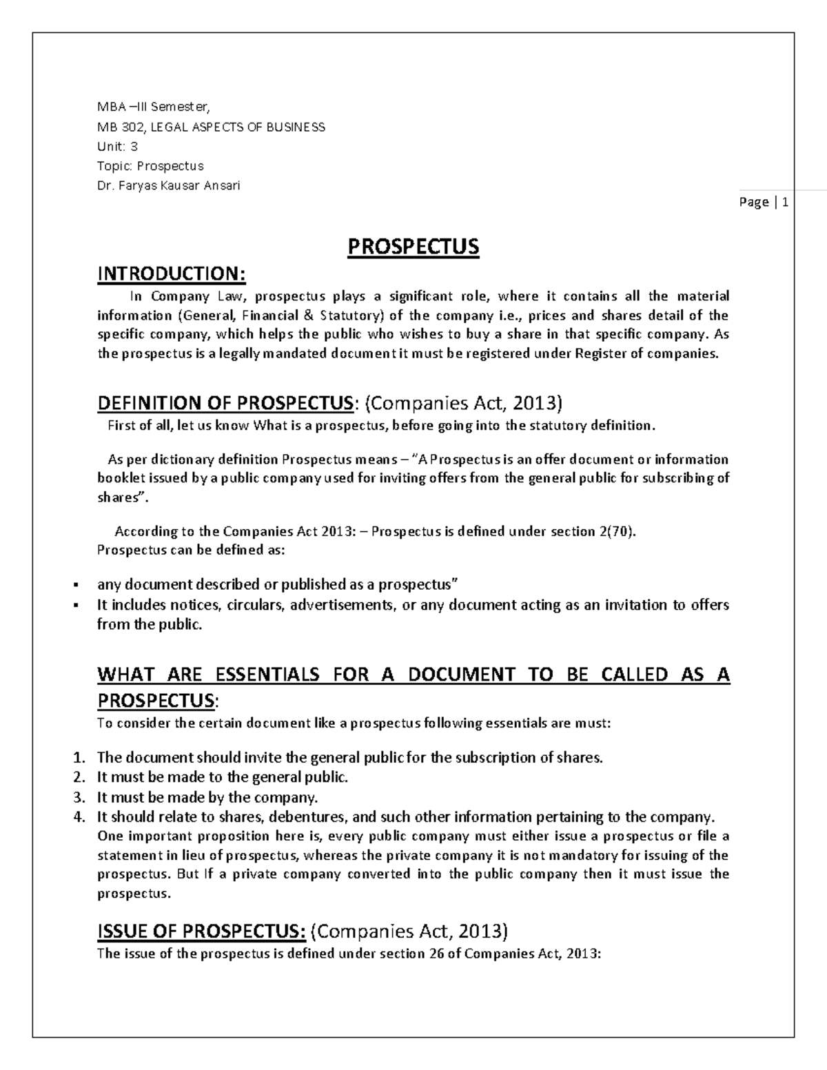 prospectus-its-contents-and-types-company-law-kslu-studocu