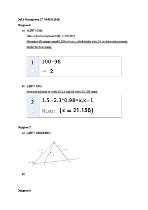 Tips, Formler Og Bruksanvisninger Til Eksamen I Matematikk 2P-Y - 2017 ...