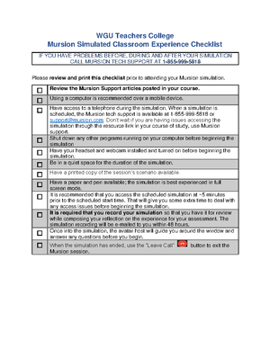 Task 3 Managing Engaging Learning Environments - D095 - WGU - Studocu